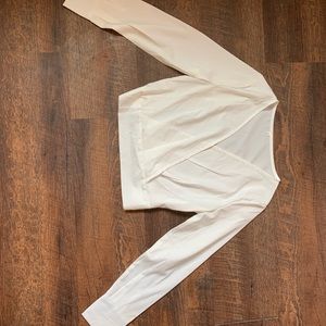 Shear White blouse!